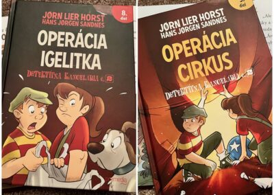 Detská detektívna séria pokračuje ďalšími dielmi: Operácia Igelitka a Operácia Cirkus