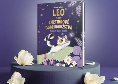 Kocúrik Leo a svet plný vôní: Detská kniha, ktorá učí, zabáva a pomáha